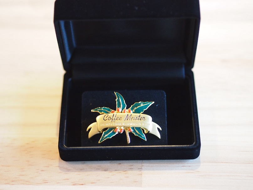 日本スペシャルティコーヒー協会認定コーヒーマイスター資格を取得しま